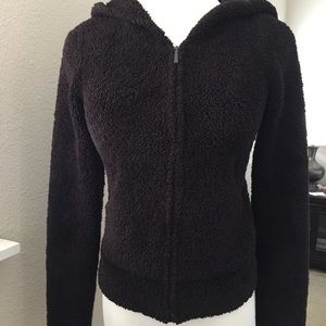 Barefoot dreams black zip up hoodie